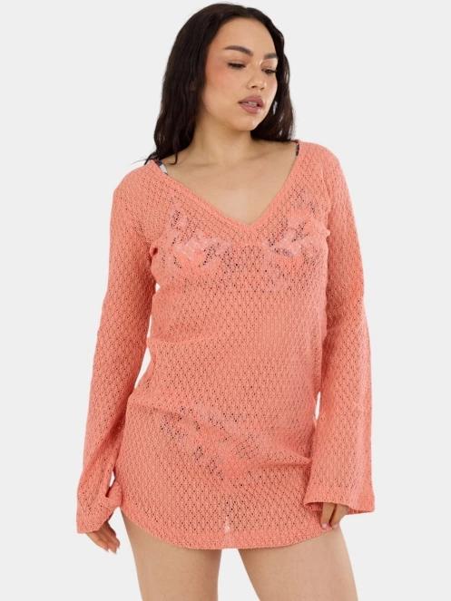 rochie de plaja pt. femei Fundango Shoreline Cover-up portocaliu 2