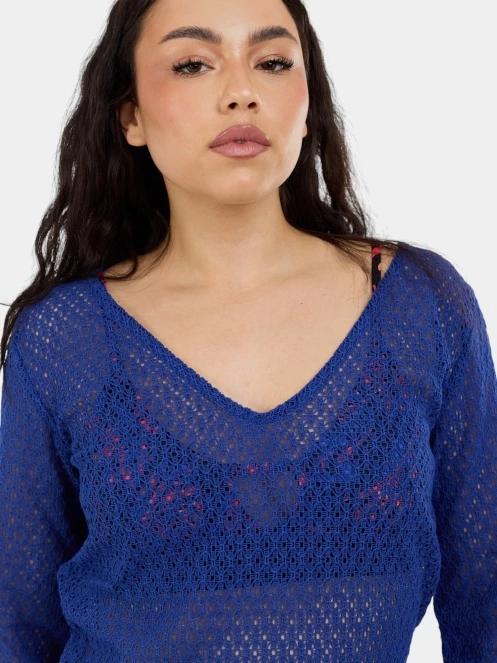 rochie de plaja pt. femei Fundango Shoreline Cover-up albastru 7