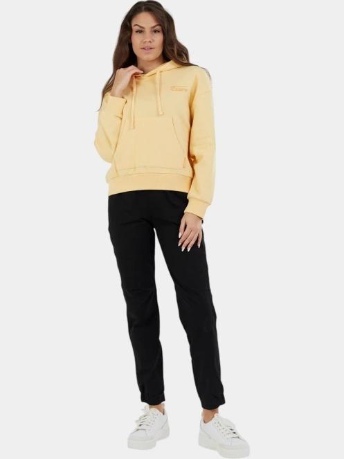 pulover cu gluga pt. femei Fundango Lopez Sweatshirt galben 5