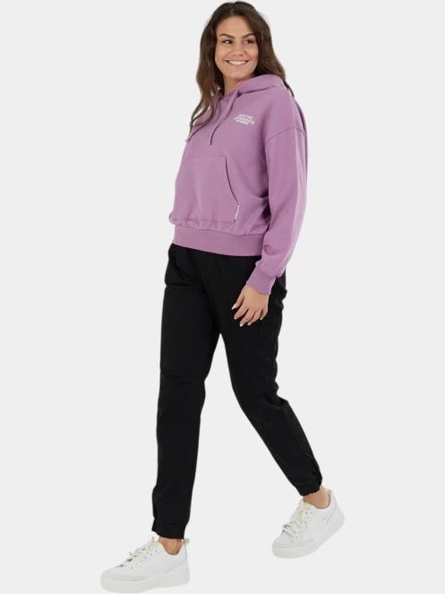 pulover cu gluga pt. femei Fundango Lopez Sweatshirt violet 4