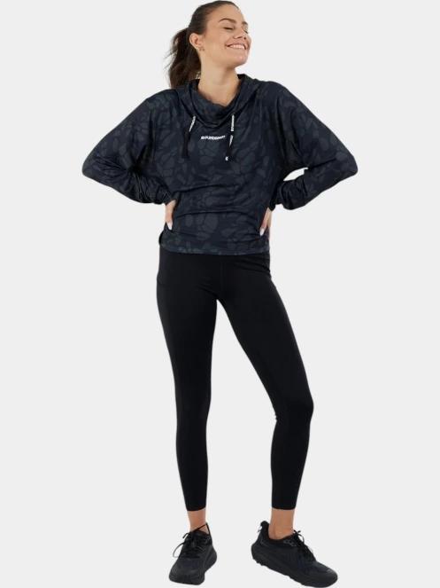 pulover cu gluga pt. femei Fundango Helka Sweatshirt negru 4