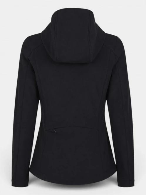 pulover cu gluga pt. femei Fundango Coreline Full-Zip Sweater negru 3