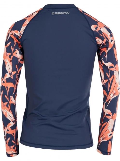lycra cu maneci lungi pt. femei Fundango Joyce Long Sleeve Rashguard albastru inchis 10