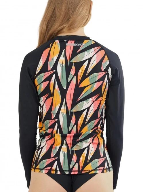 lycra cu maneci lungi pt. femei Fundango Joyce Long Sleeve Rashguard multicolor 4