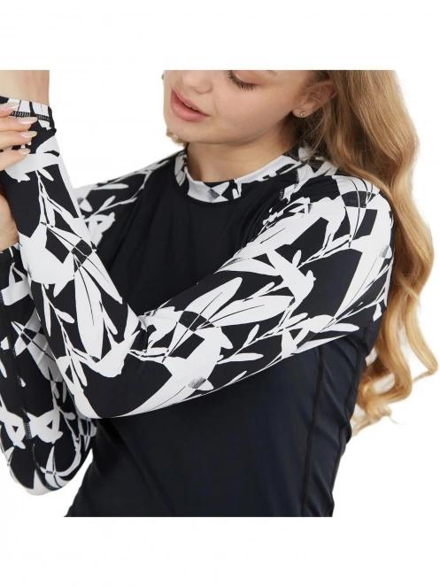 lycra cu maneci lungi pt. femei Fundango Joyce Long Sleeve Rashguard negru 7