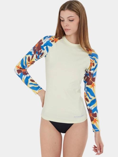 lycra cu maneci lungi pt. femei Fundango Joyce Long Sleeve Rashguard gri 5