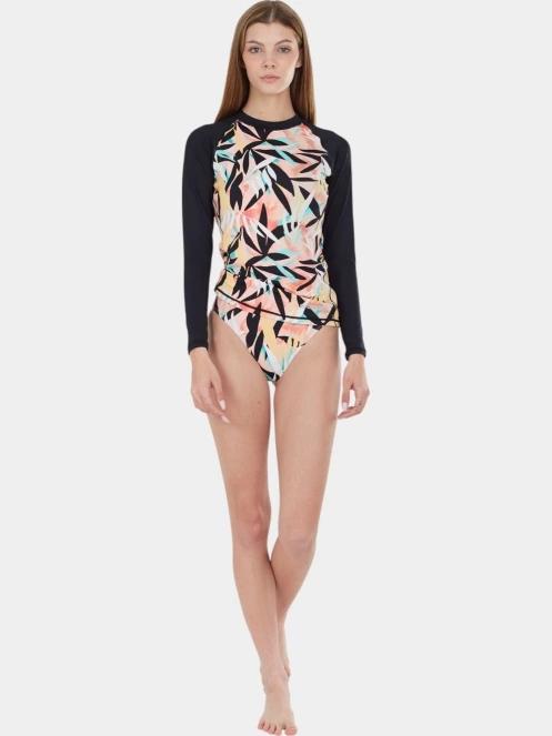 lycra cu maneci lungi pt. femei Fundango Joyce Long Sleeve Rashguard negru 4