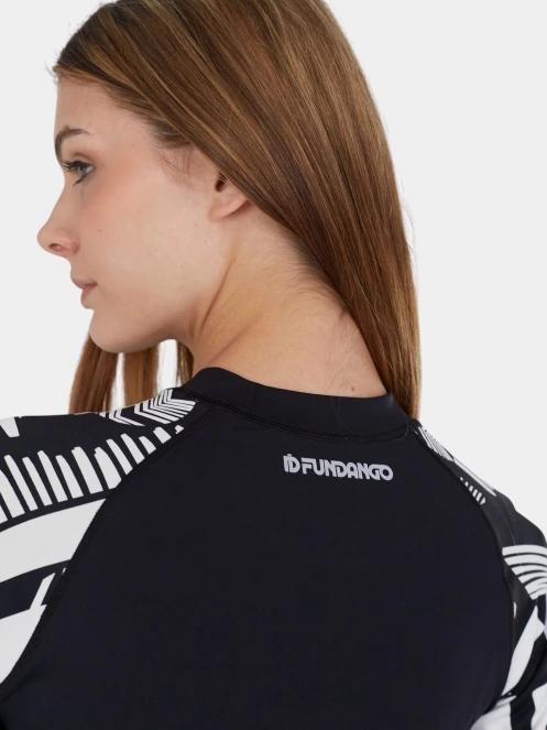 lycra cu maneci lungi pt. femei Fundango Joyce Long Sleeve Rashguard negru 7