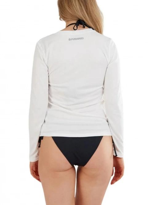 lycra cu maneci lungi pt. femei Fundango Loren Rashguard alb 3