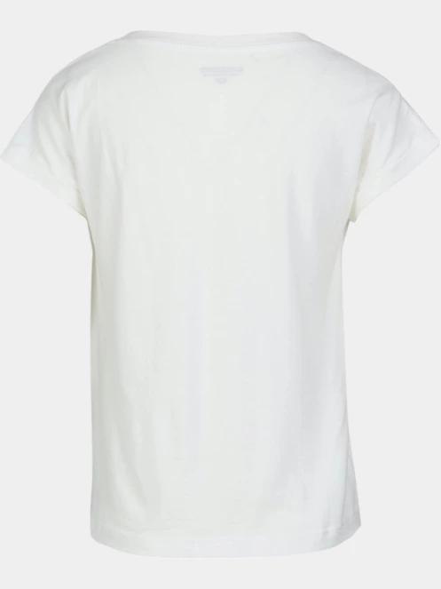 tricou cu maneci scurte pt. femei Fundango Lima T-shirt alb 8