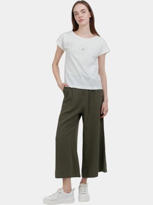 tricou cu maneci scurte pt. femei Fundango Lima T-shirt alb 4