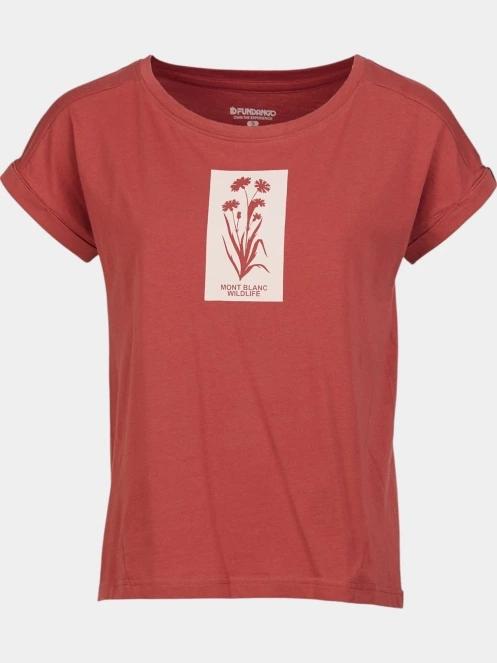 tricou cu maneci scurte pt. femei Fundango Lima T-shirt rosu 8