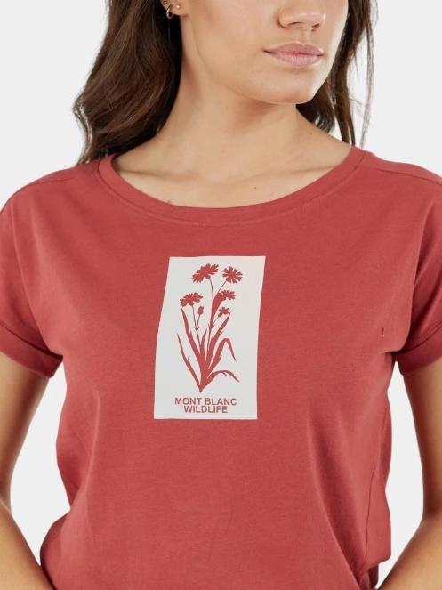 tricou cu maneci scurte pt. femei Fundango Lima T-shirt rosu 7