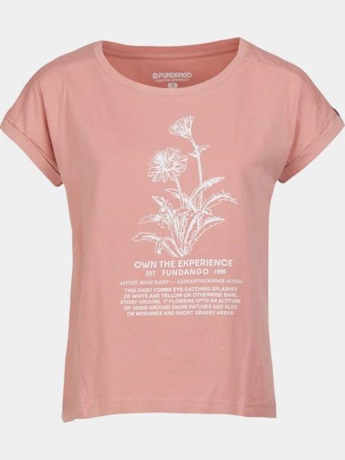 tricou cu maneci scurte pt. femei Fundango Lima T-shirt roz 8