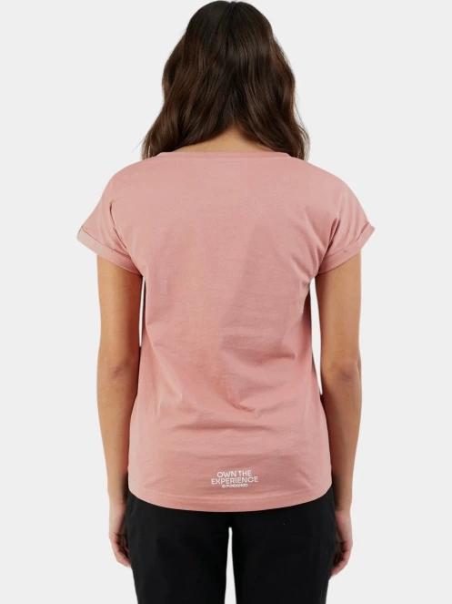 tricou cu maneci scurte pt. femei Fundango Lima T-shirt roz 3