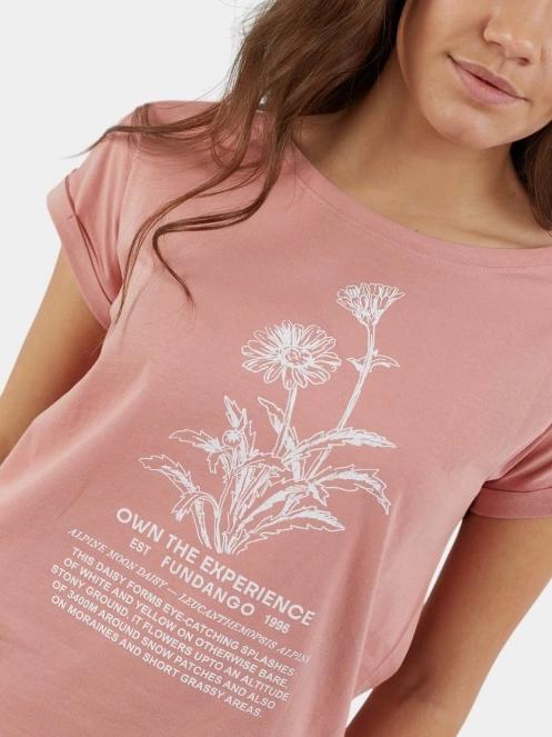 tricou cu maneci scurte pt. femei Fundango Lima T-shirt roz 6
