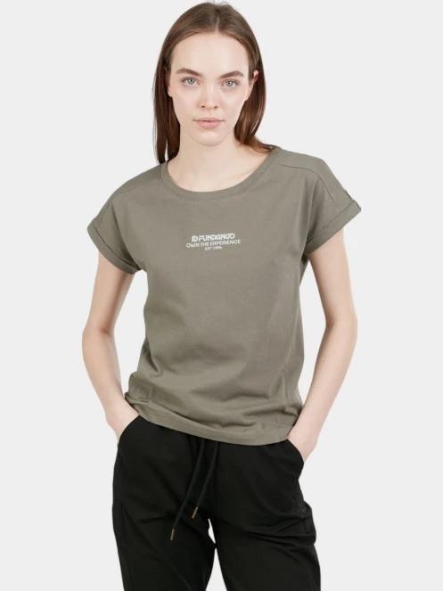 tricou cu maneci scurte pt. femei Fundango Lima T-shirt oliv 2