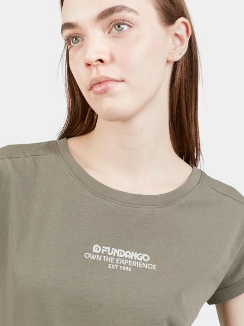tricou cu maneci scurte pt. femei Fundango Lima T-shirt oliv 5
