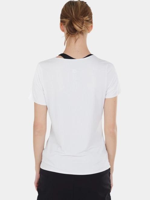 tricou pentru sport, cu maneci scurte pt. femei Fundango Hanabi T-shirt alb 3