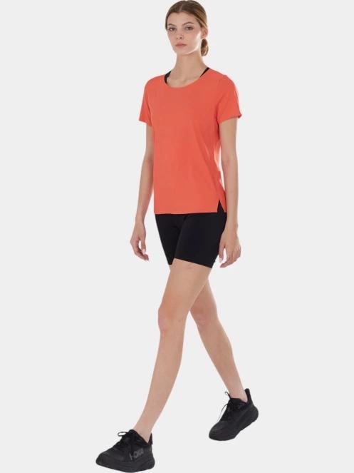 tricou pentru sport, cu maneci scurte pt. femei Fundango Hanabi T-shirt rosu 4