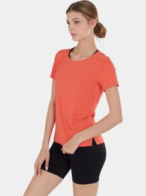 tricou pentru sport, cu maneci scurte pt. femei Fundango Hanabi T-shirt rosu 6