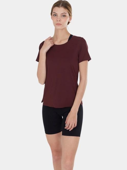 tricou pentru sport, cu maneci scurte pt. femei Fundango Hanabi T-shirt roz 5