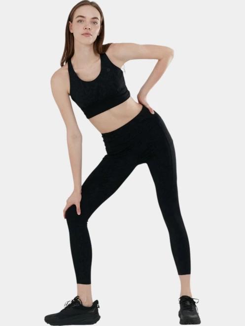 sutien pentru sport pt. femei Fundango Vexx Sport Bra negru 4