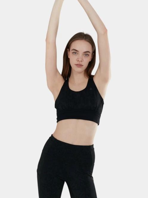 sutien pentru sport pt. femei Fundango Vexx Sport Bra negru 6