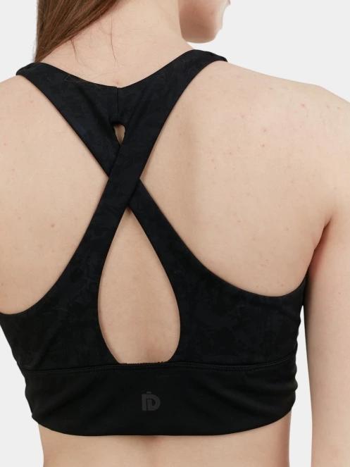 sutien pentru sport pt. femei Fundango Vexx Sport Bra negru 8