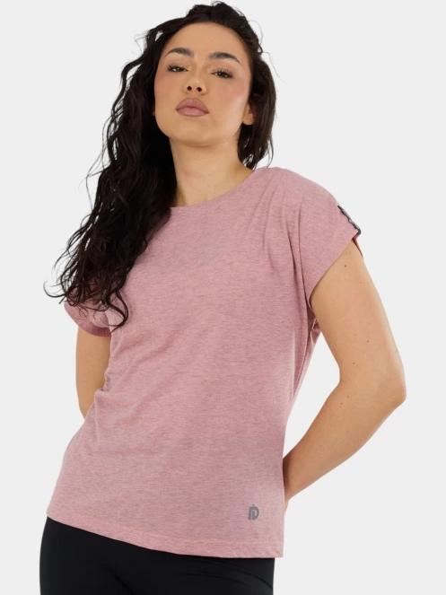 tricou pentru sport, cu maneci scurte pt. femei Fundango Rush II T-shirt roz 4