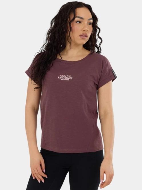 tricou cu maneci scurte pt. femei Fundango Lima II T-shirt violet 2
