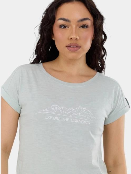 tricou cu maneci scurte pt. femei Fundango Lima II T-shirt verde 6