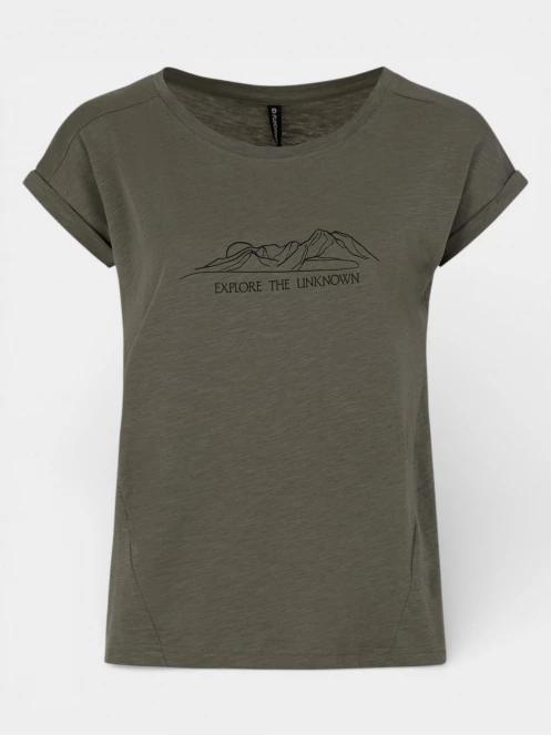 tricou cu maneci scurte pt. femei Fundango Lima II T-shirt oliv 8