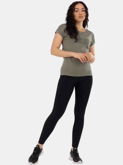 tricou cu maneci scurte pt. femei Fundango Lima II T-shirt oliv 4