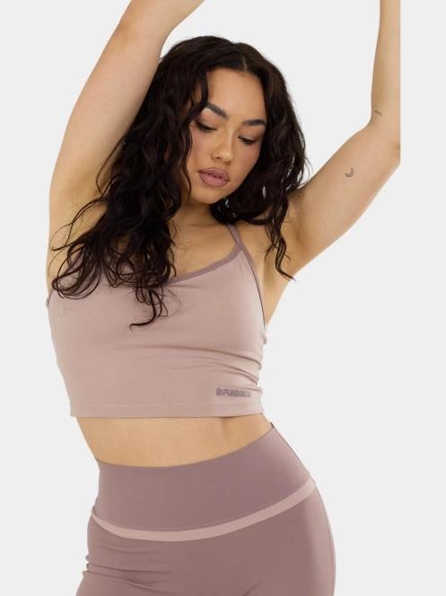 crop top pt. femei Fundango Aero Crop Top roz 6