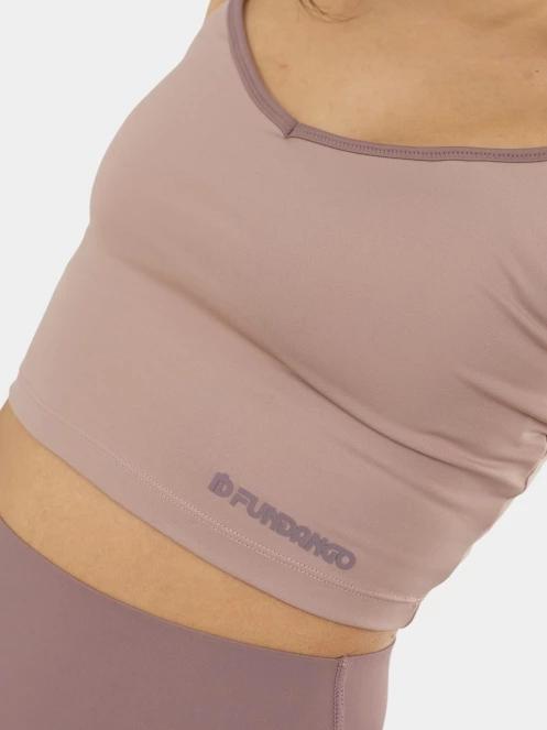 crop top pt. femei Fundango Aero Crop Top roz 7