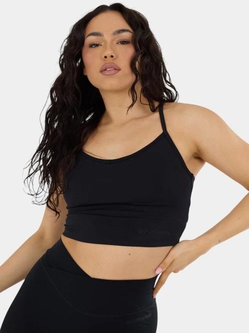 crop top pt. femei Fundango Aero Crop Top negru 5
