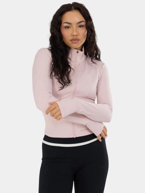 tricou cu maneci lungi, pentru sport pt. femei Fundango Flop Zip Up Top roz 7