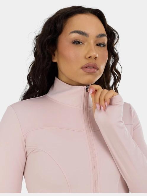 tricou cu maneci lungi, pentru sport pt. femei Fundango Flop Zip Up Top roz 10