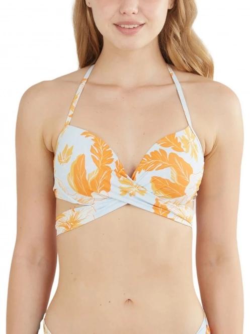 sutien bikini pt. femei Fundango Lola Twisted Top portocaliu 2
