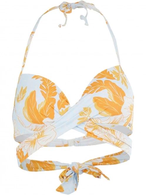 sutien bikini pt. femei Fundango Lola Twisted Top portocaliu 8