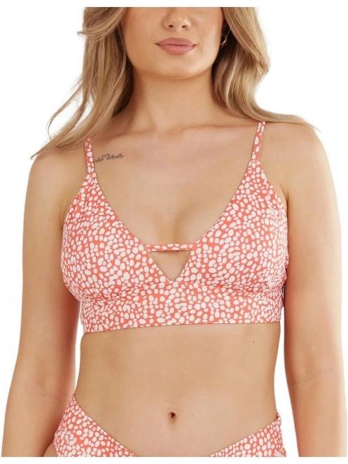sutien bikini pt. femei Fundango Sahara V-neck Cami Top rosu 2