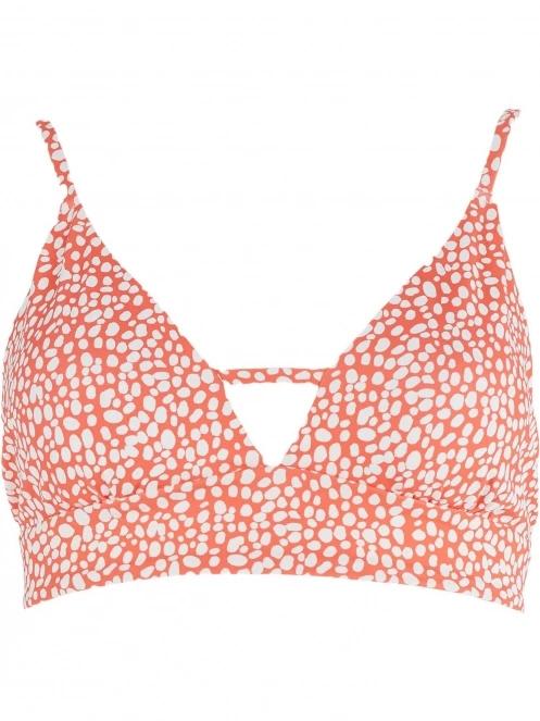 sutien bikini pt. femei Fundango Sahara V-neck Cami Top rosu 7