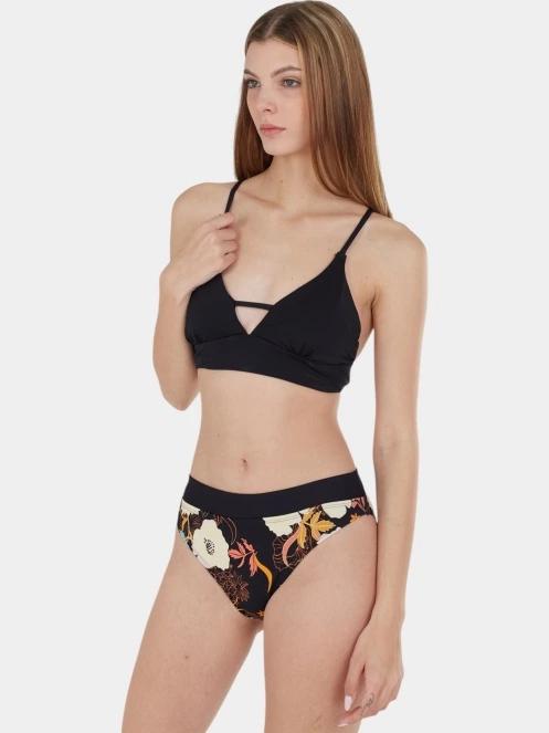 sutien bikini pt. femei Fundango Sahara V-neck Cami Top negru 2