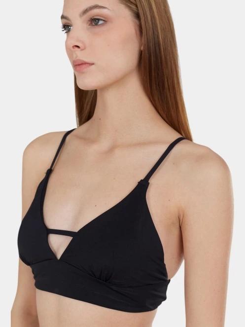 sutien bikini pt. femei Fundango Sahara V-neck Cami Top negru 5