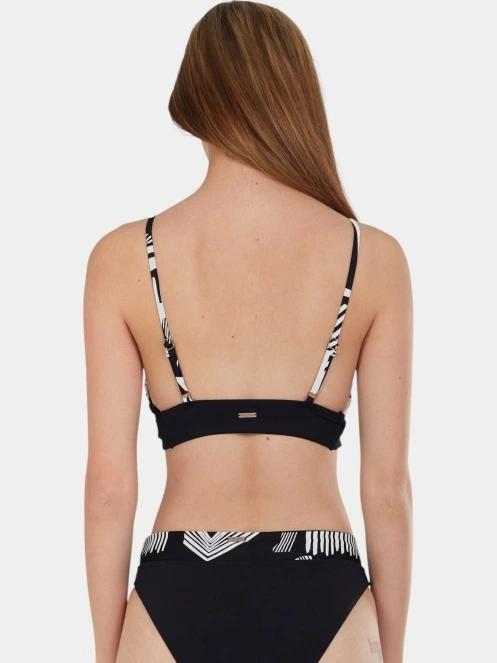 sutien bikini pt. femei Fundango Sahara V-neck Cami Top negru 3