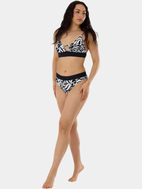 sutien bikini pt. femei Fundango Sahara V-Neck Cami Top negru 4