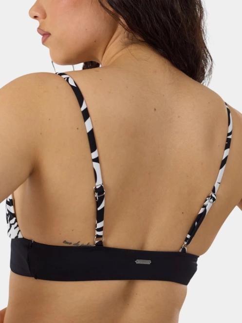 sutien bikini pt. femei Fundango Sahara V-Neck Cami Top negru 7