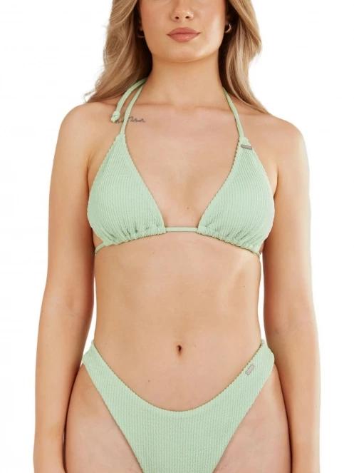 sutien bikini pt. femei Fundango Innisfil Triangle Jacquard Top verde 2