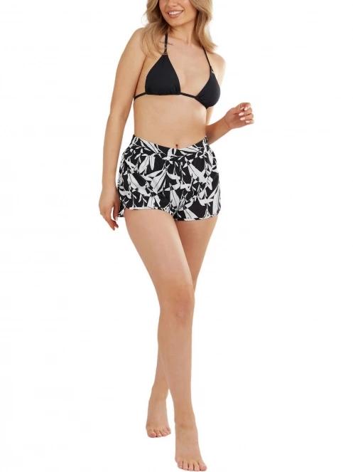 sutien bikini pt. femei Fundango Innisfil Triangle Jacquard Top negru 5